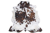 High Quality Tricolor Rodeo Cowhide Rug